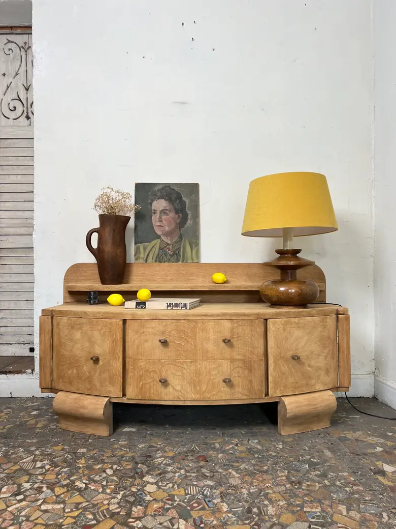 Meuble bas en chêne - Art déco
