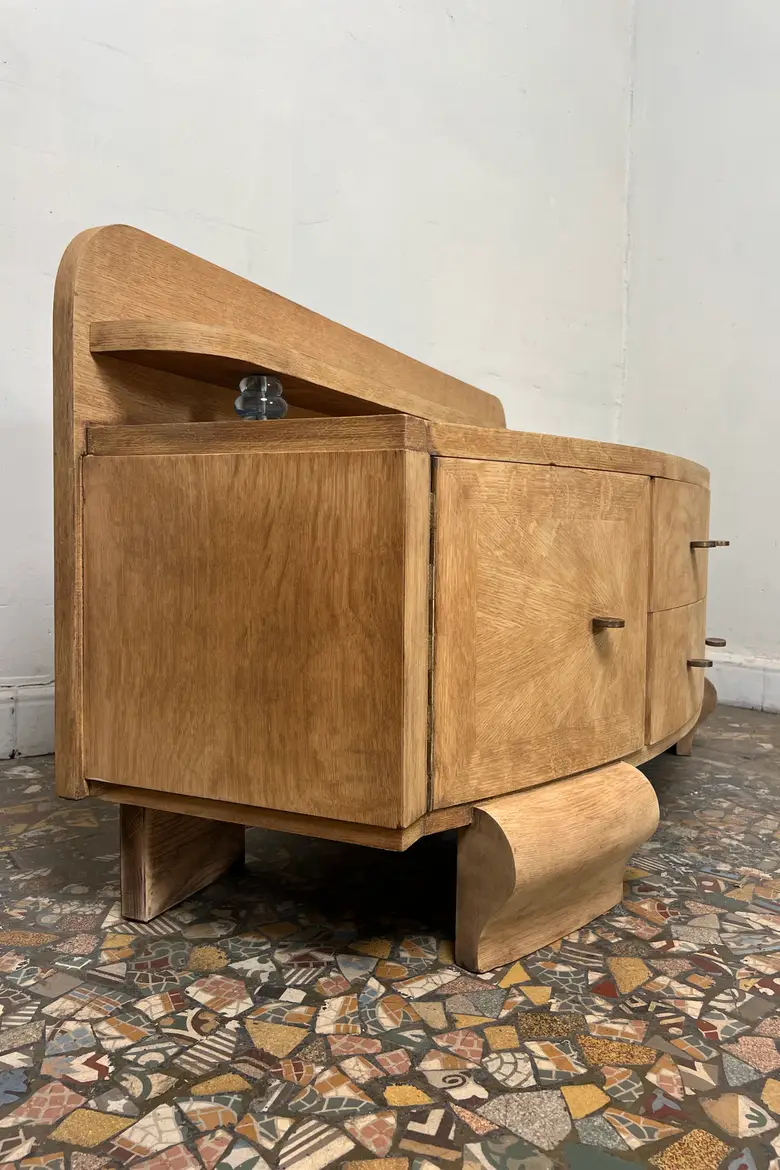 Meuble bas en chêne - Art déco