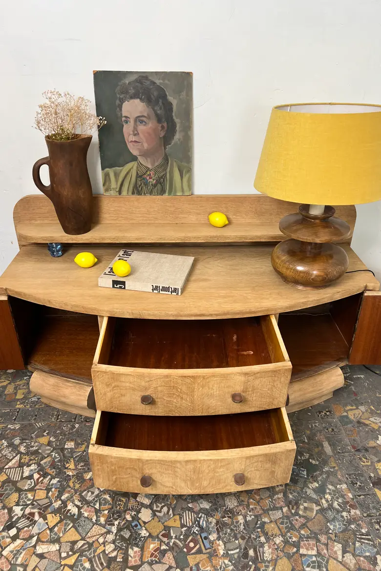Meuble bas en chêne - Art déco