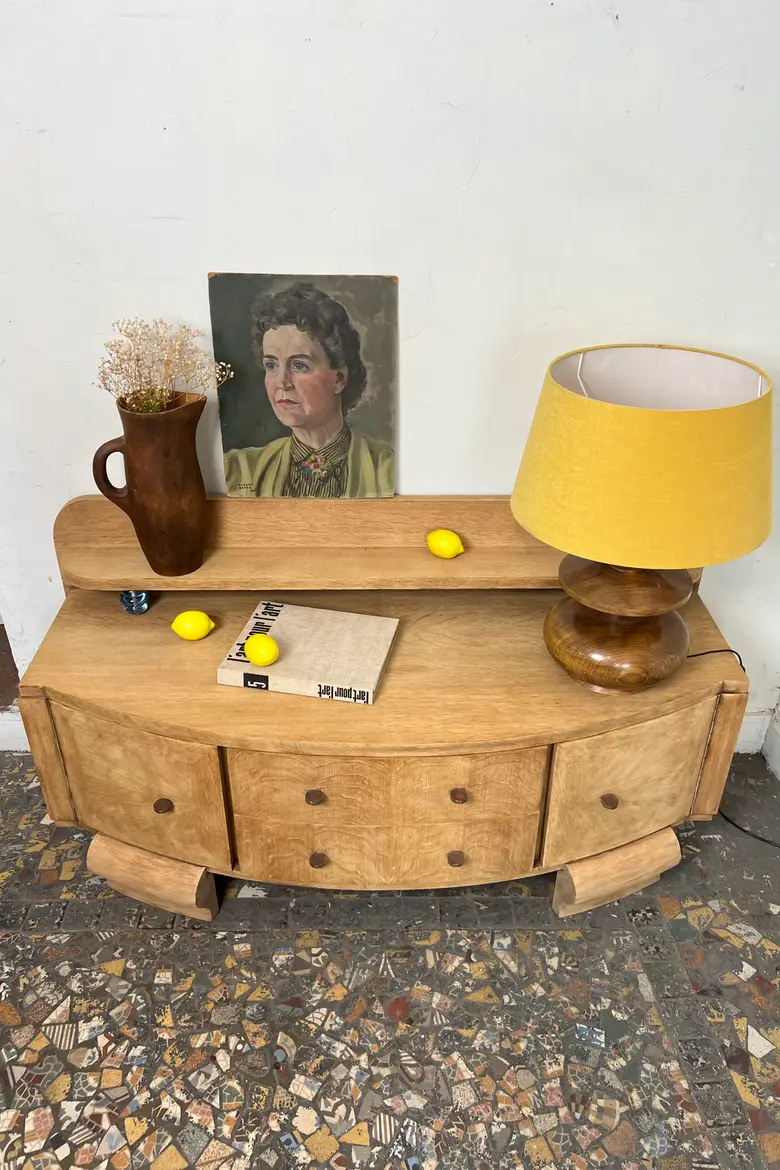 Meuble bas en chêne - Art déco