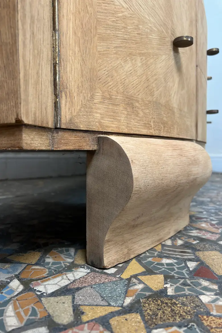 Meuble bas en chêne - Art déco