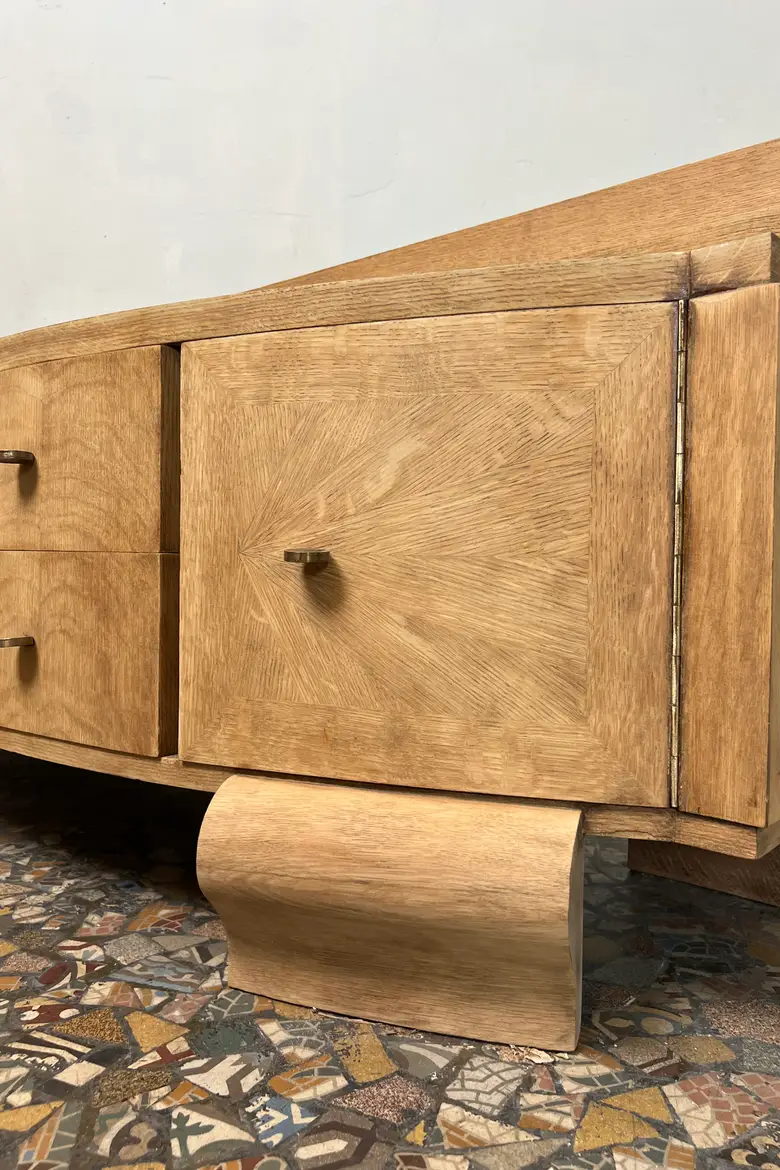 Meuble bas en chêne - Art déco