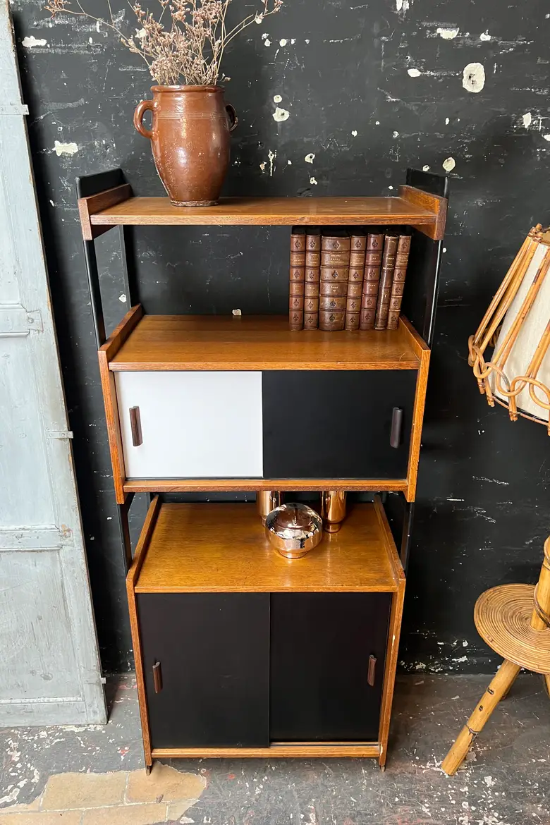 Meuble bibliothèque 1960