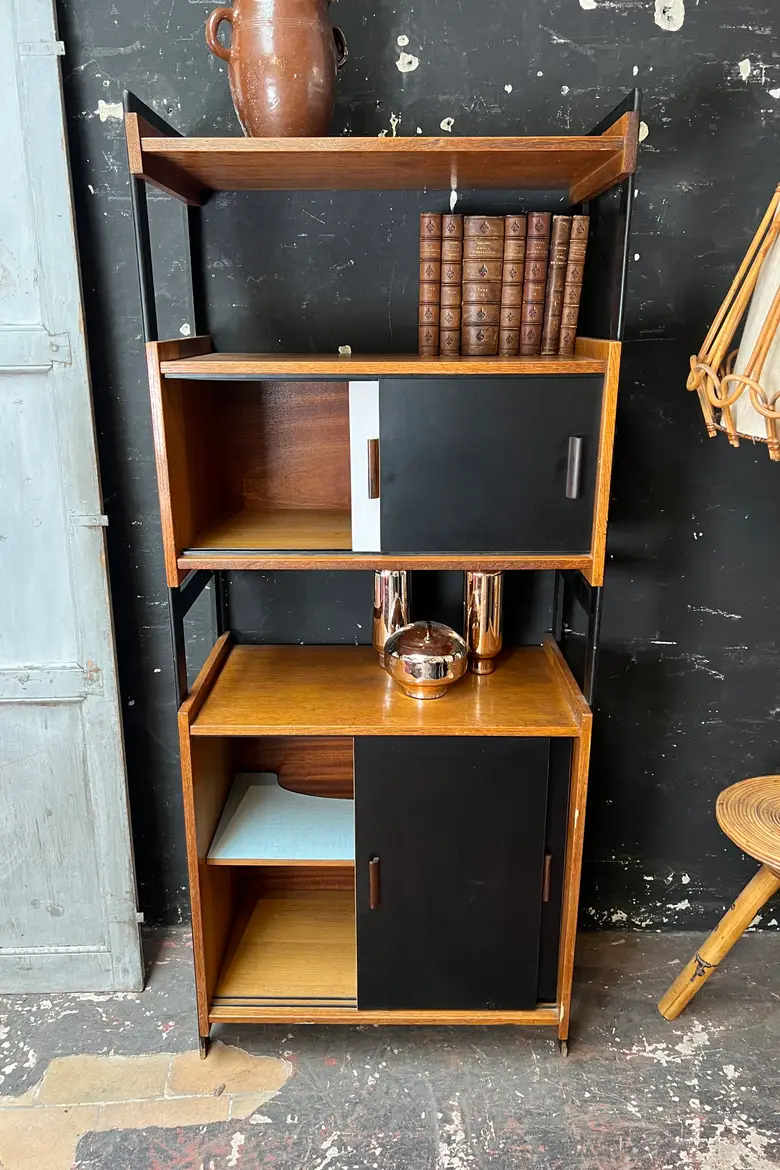 Meuble bibliothèque 1960