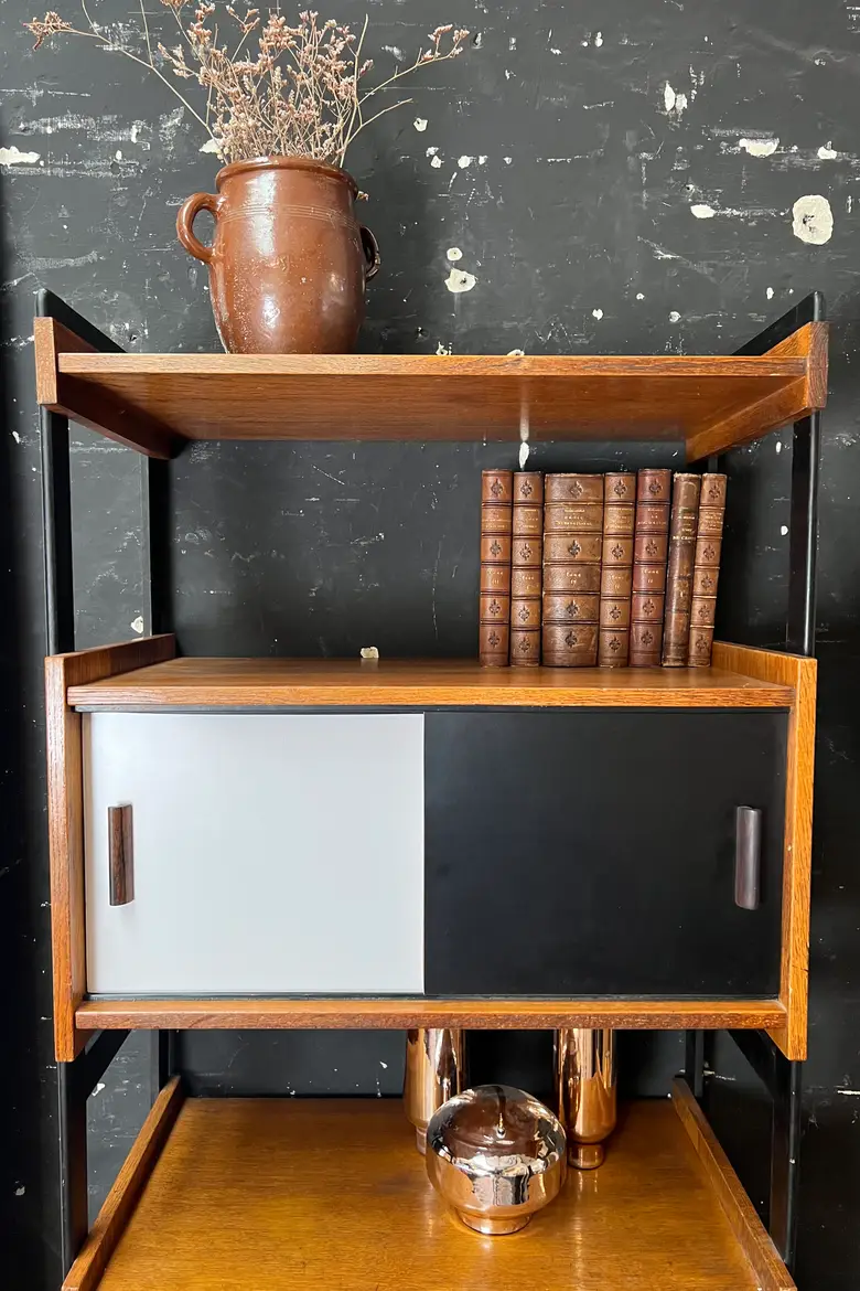 Meuble bibliothèque 1960