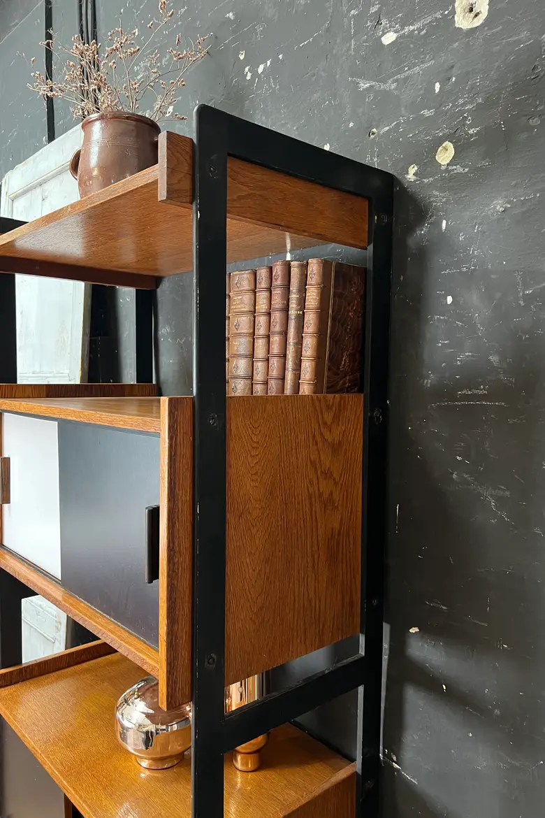 Meuble bibliothèque 1960