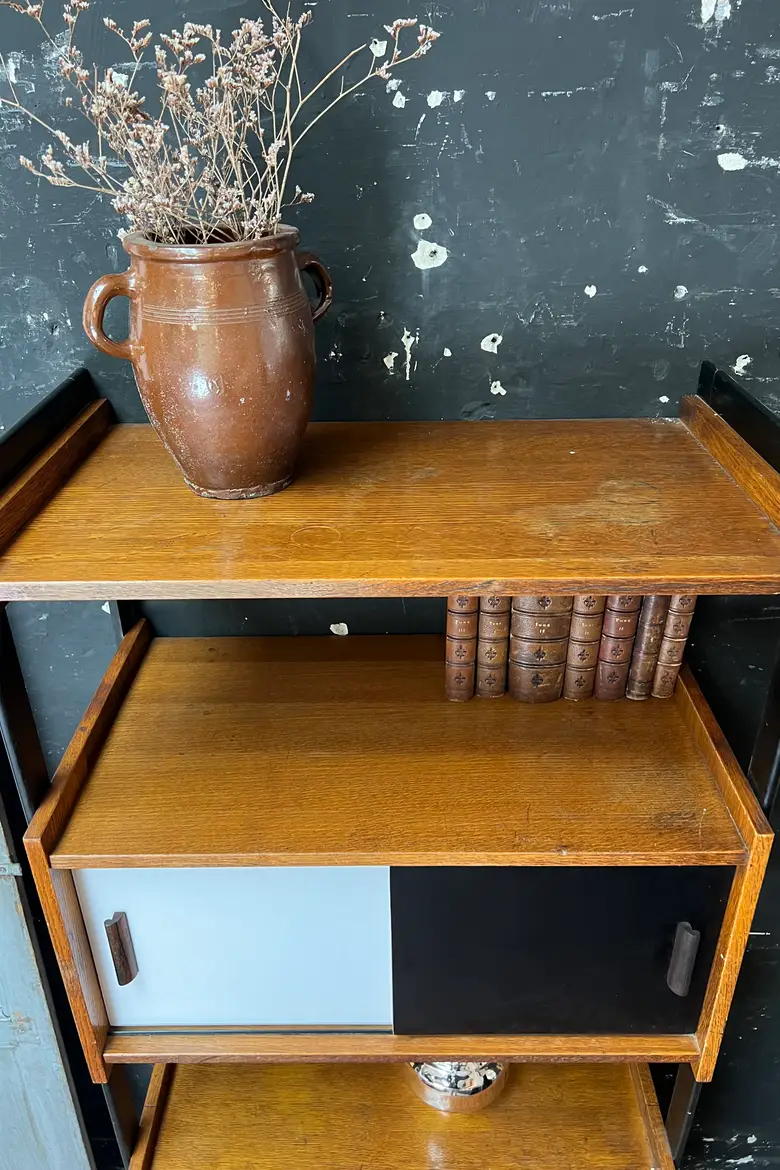 Meuble bibliothèque 1960