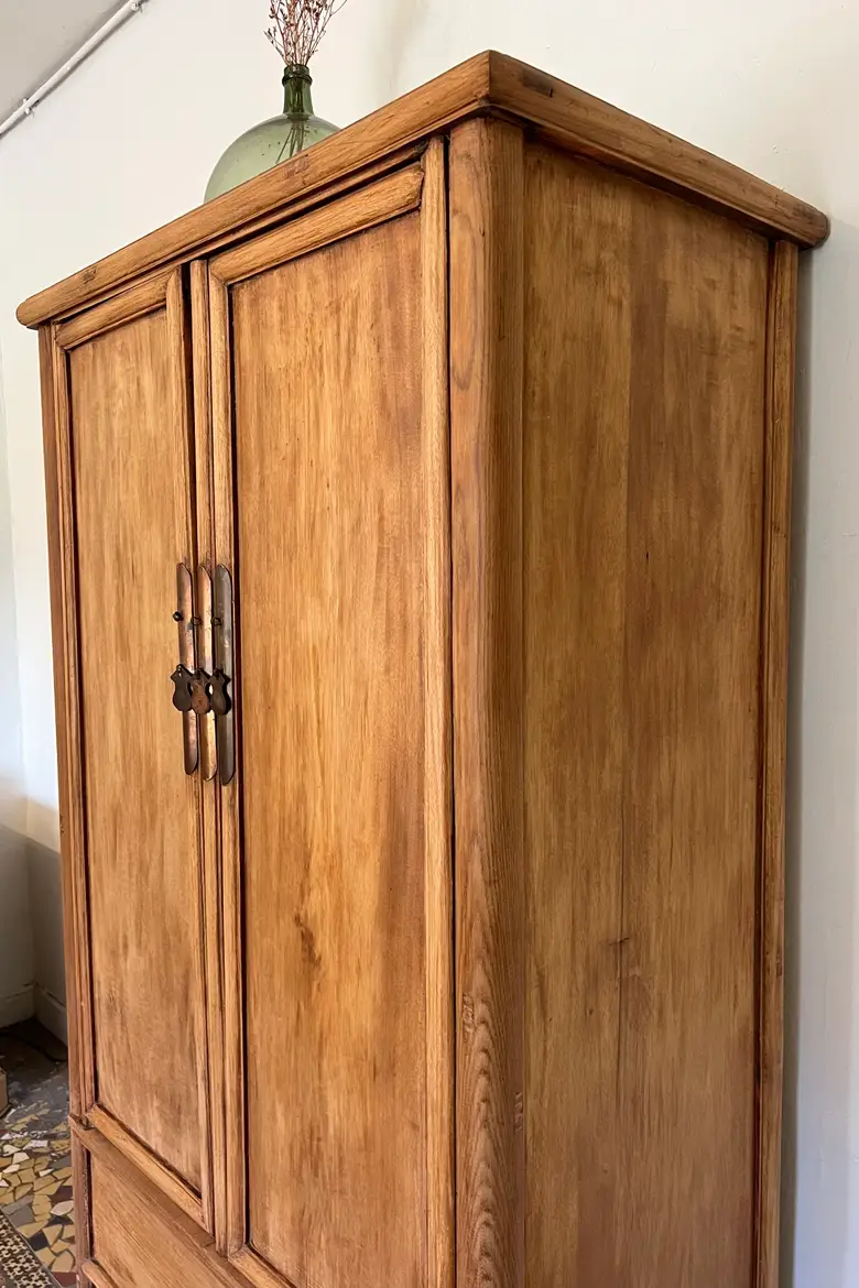 Meuble conique en orme XIXème