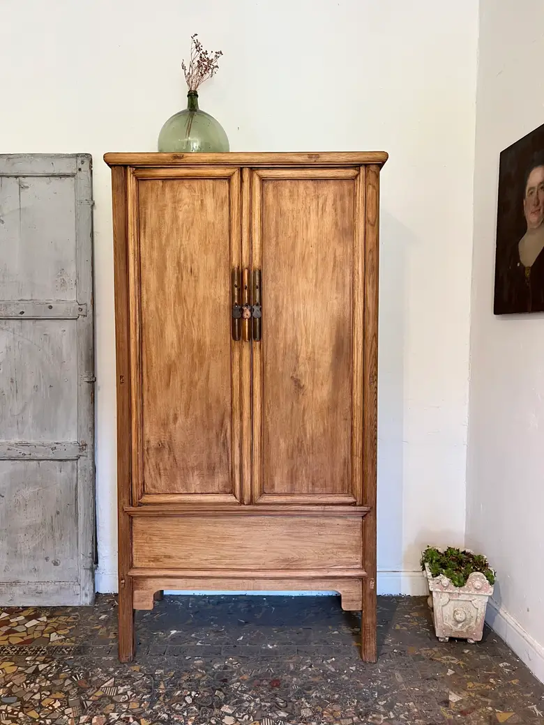 Meuble conique en orme XIXème