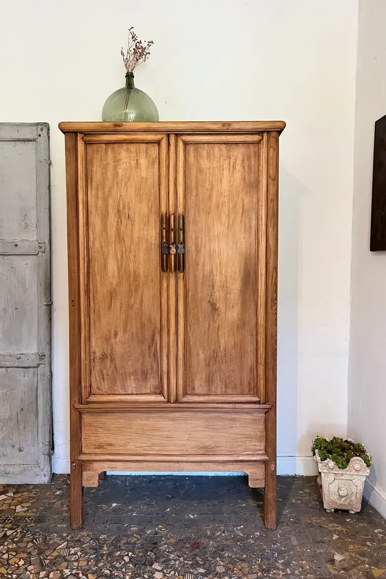 Meuble conique en orme XIXème