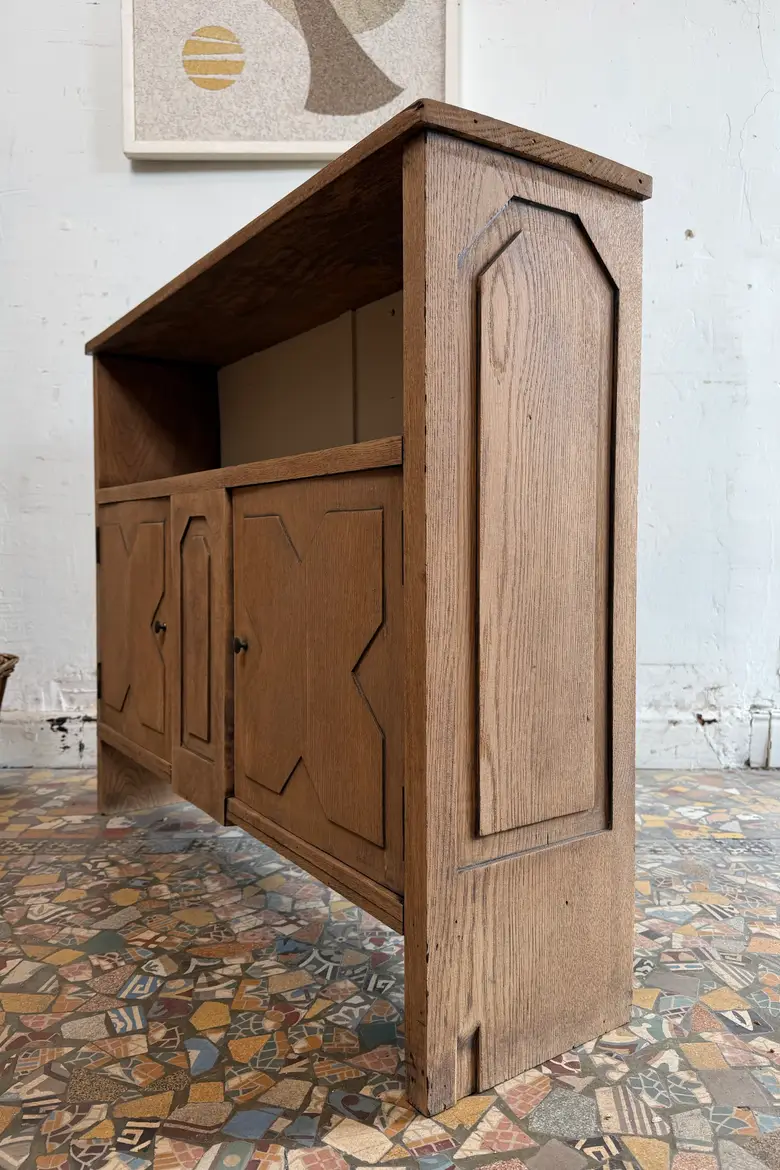 Meuble d’appoint en chêne – années 1950