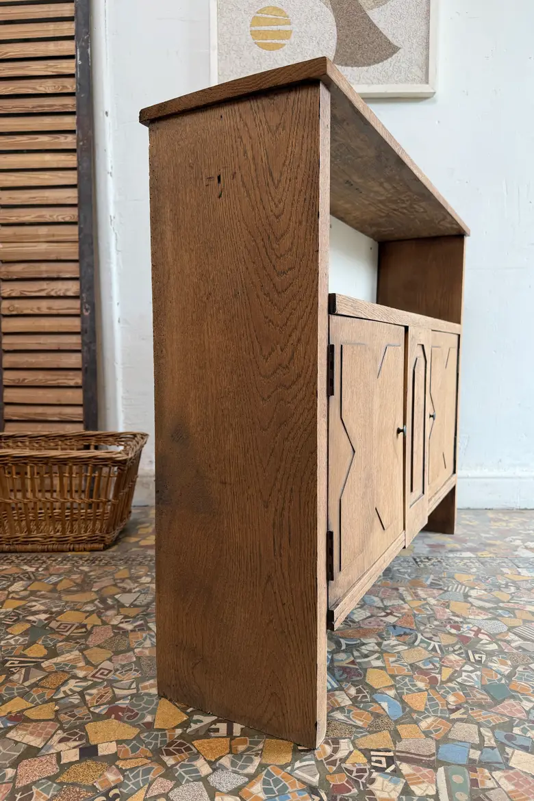 Meuble d’appoint en chêne – années 1950