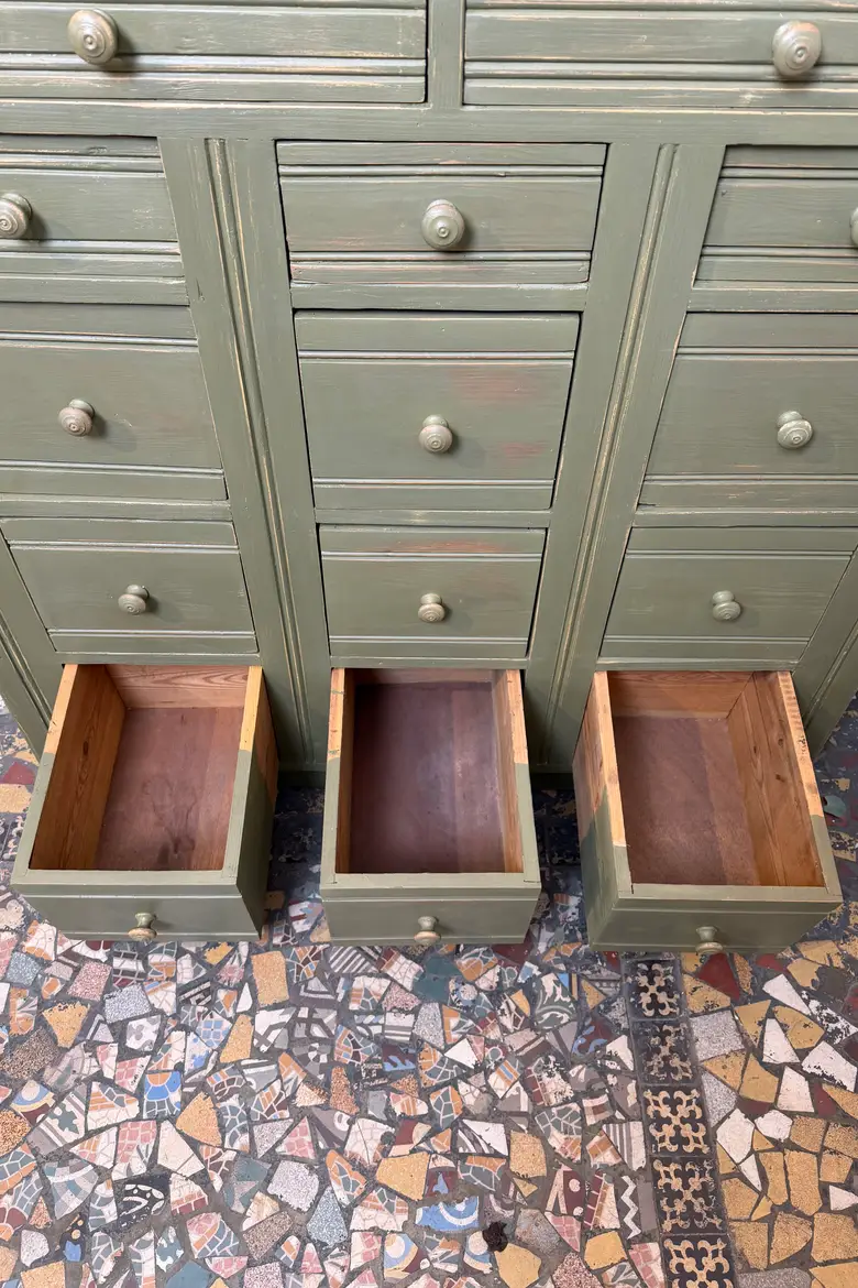 Meuble d’atelier à tiroirs – Années 50