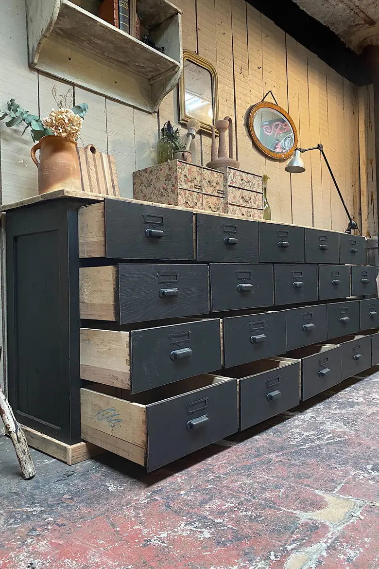 Meuble d’atelier à tiroirs Début XXème
