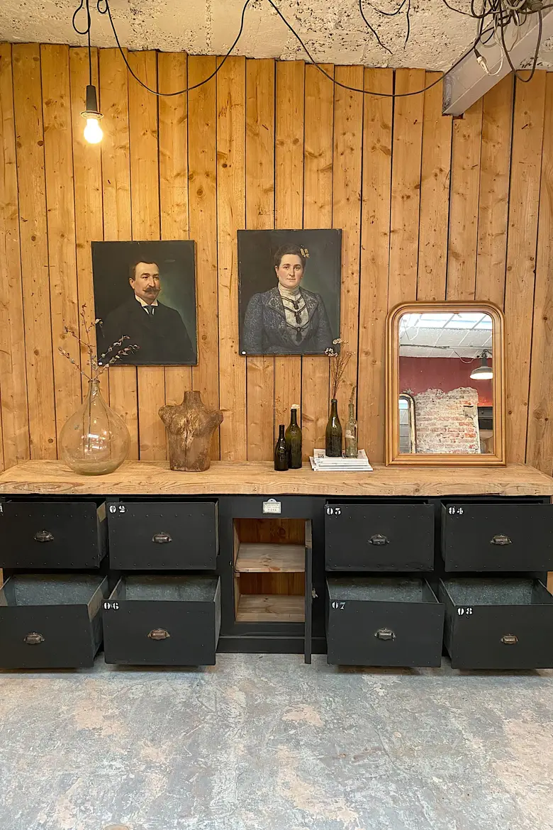 Meuble d’atelier à tiroirs Début XXème