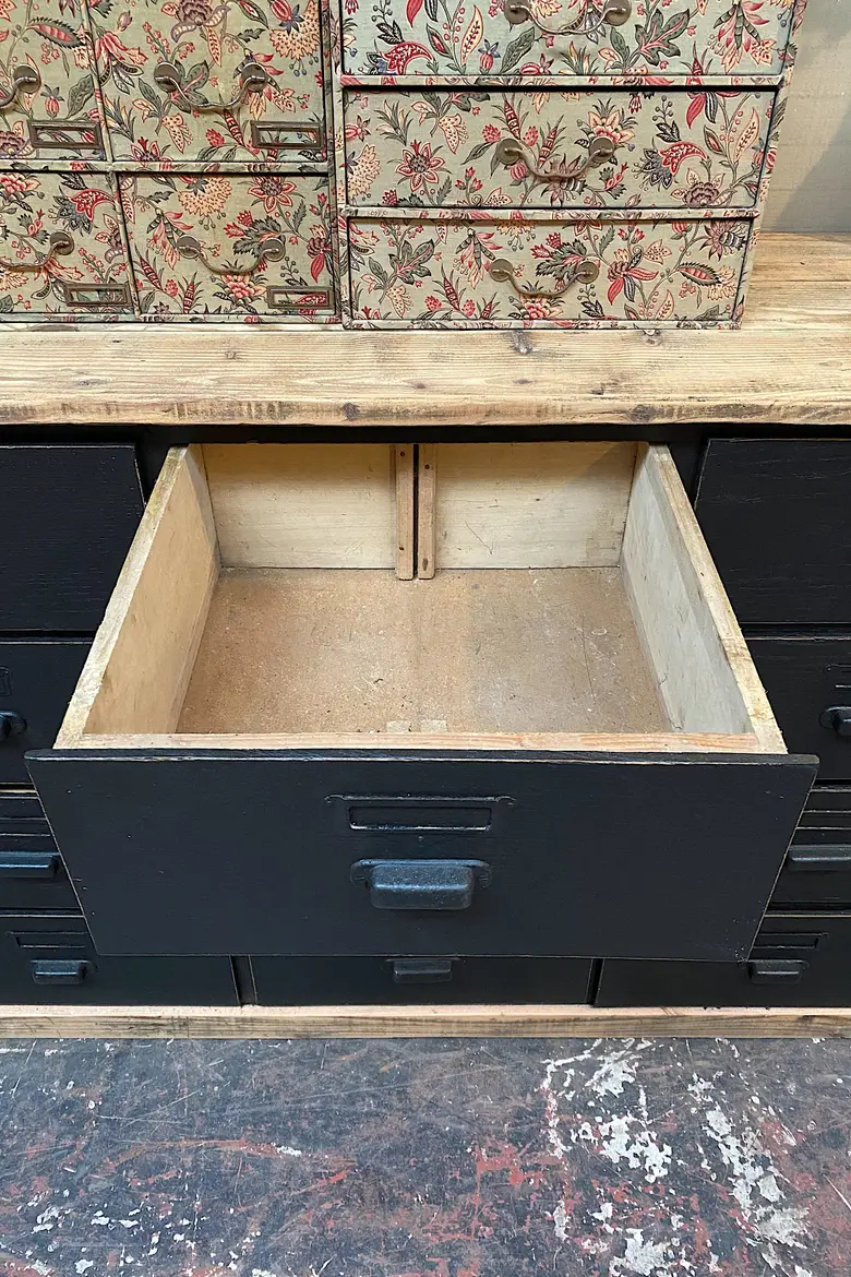 Meuble d’atelier à tiroirs Début XXème