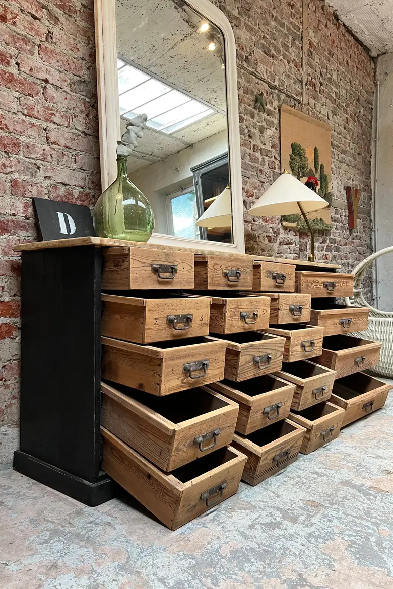 Meuble d’atelier à tiroirs Début XXème