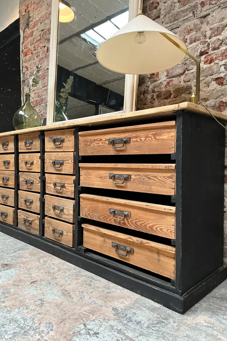 Meuble d’atelier à tiroirs Début XXème