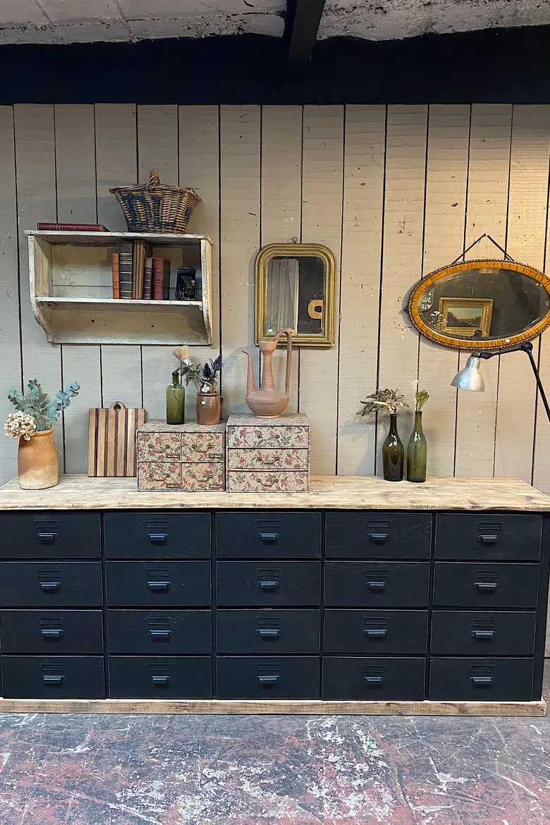 Meuble d’atelier à tiroirs Début XXème