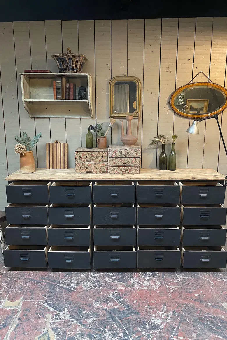 Meuble d’atelier à tiroirs Début XXème