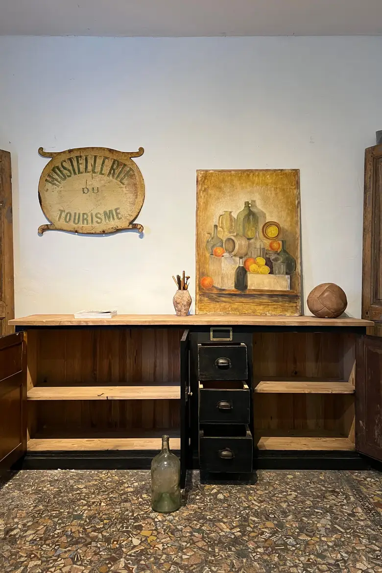 Meuble d’atelier en bois