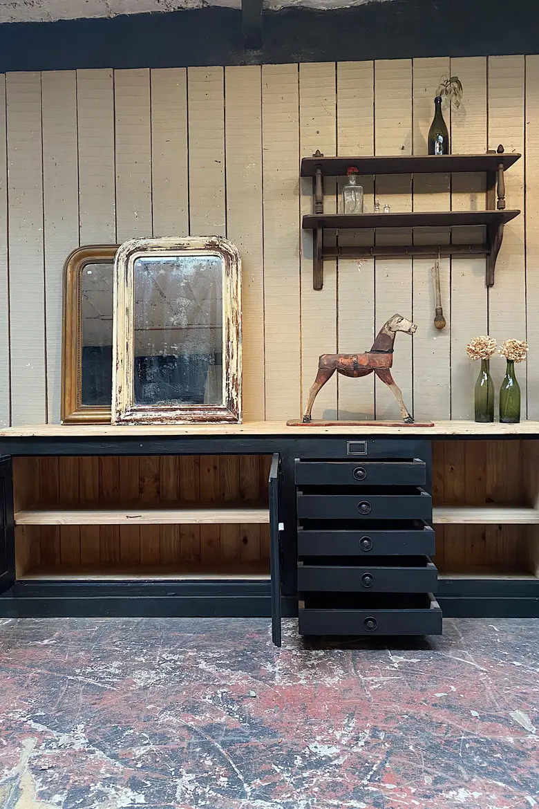 Meuble d’atelier en bois Années 50