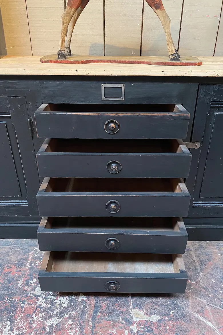Meuble d’atelier en bois Années 50