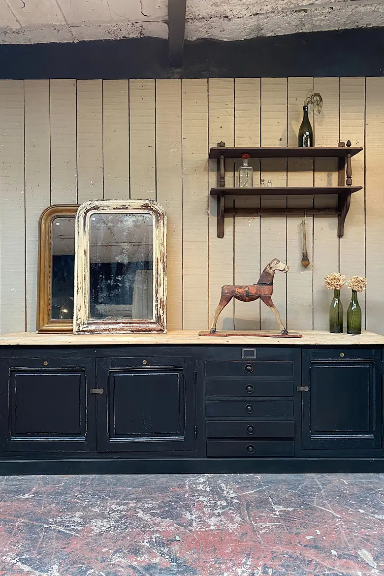 Meuble d’atelier en bois Années 50