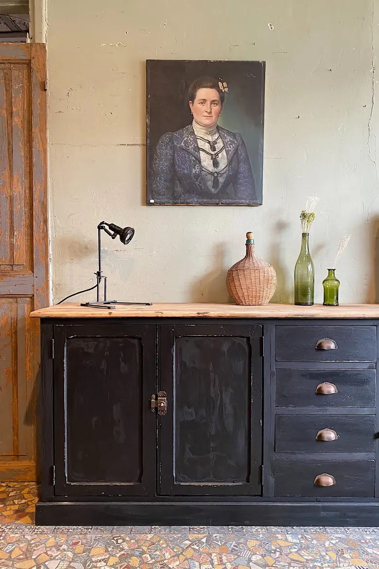 Meuble d’atelier en bois Années 50