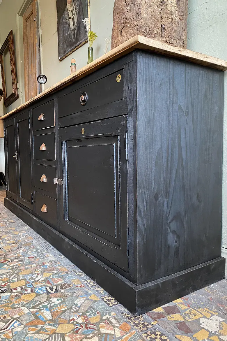 Meuble d’atelier en bois Années 50