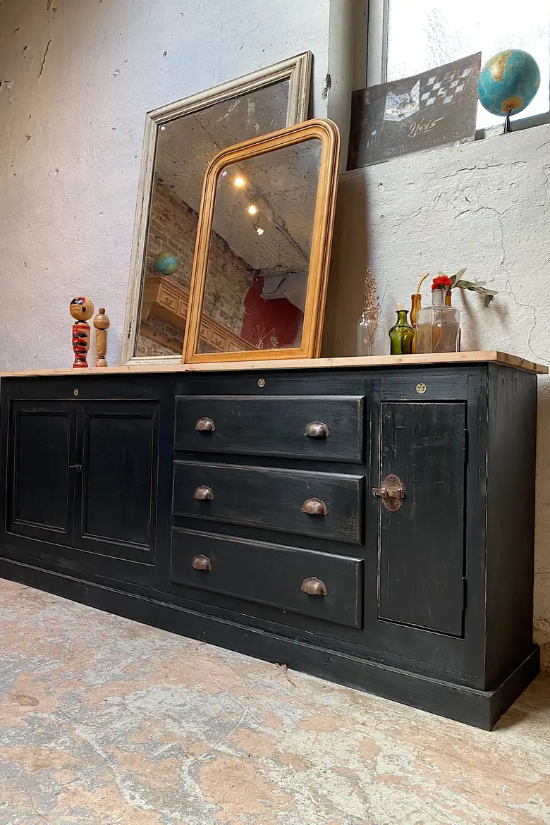 Meuble d’atelier en bois  Début XXème
