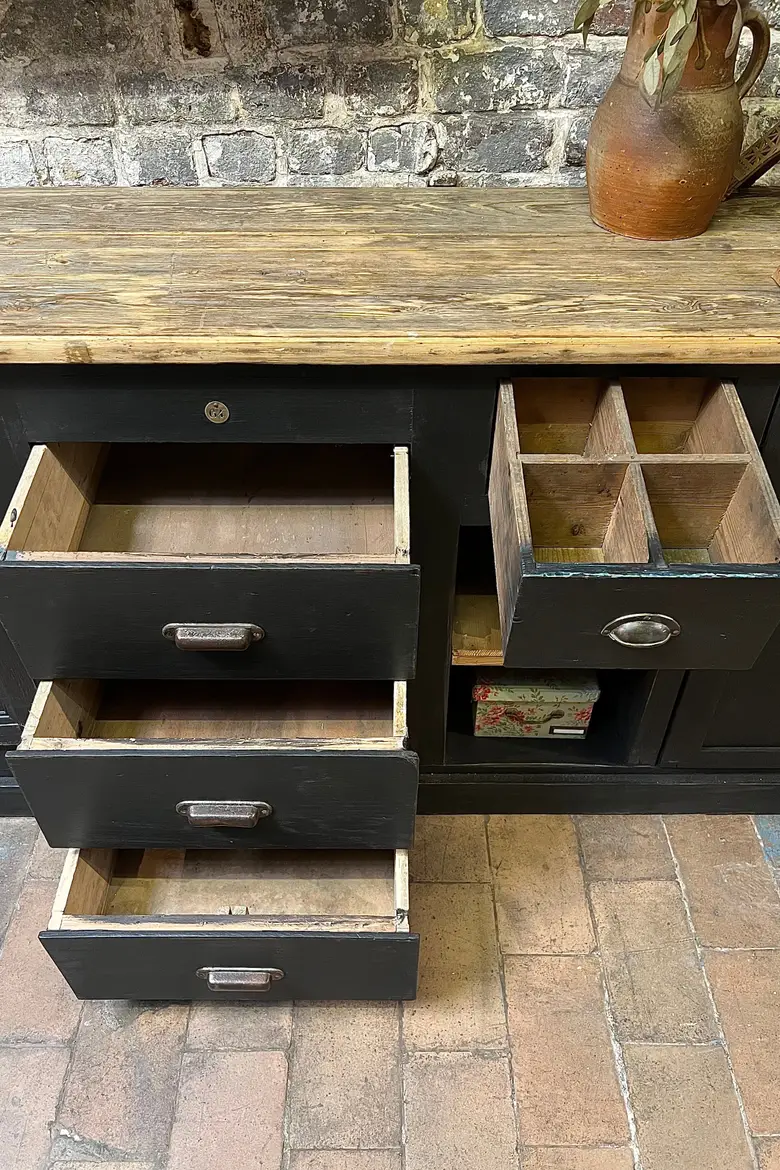 Meuble d’atelier en bois Début XXème