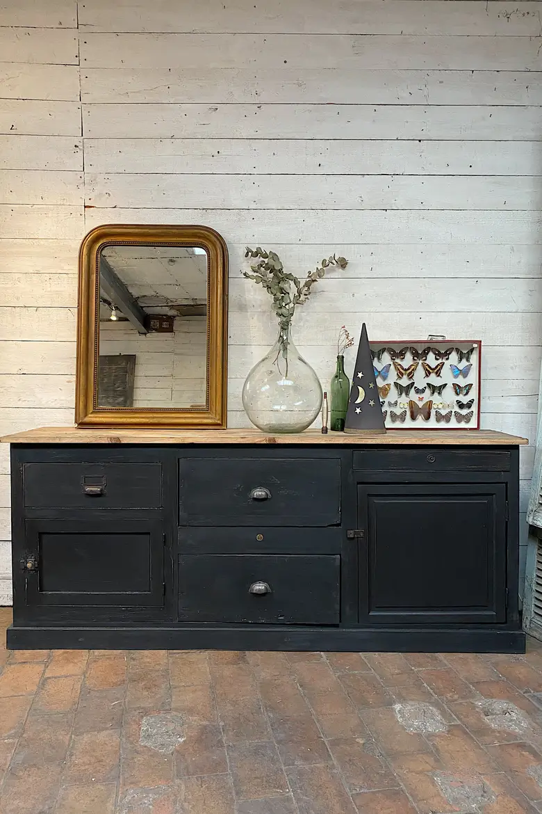 Meuble d’atelier en bois  Début XXème
