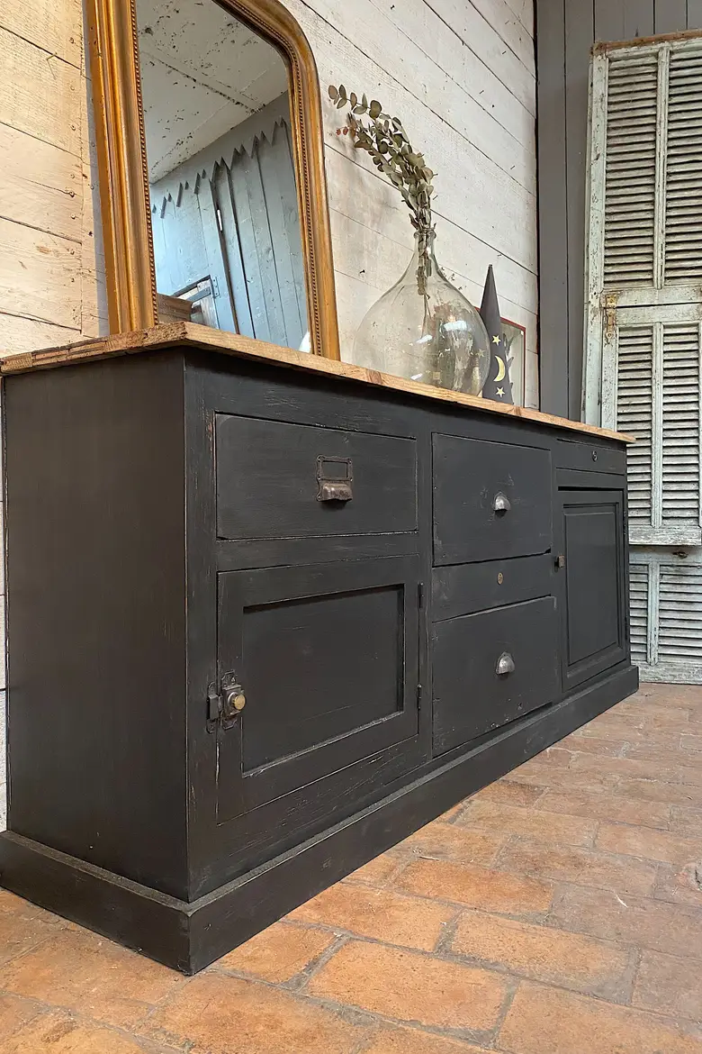 Meuble d’atelier en bois  Début XXème