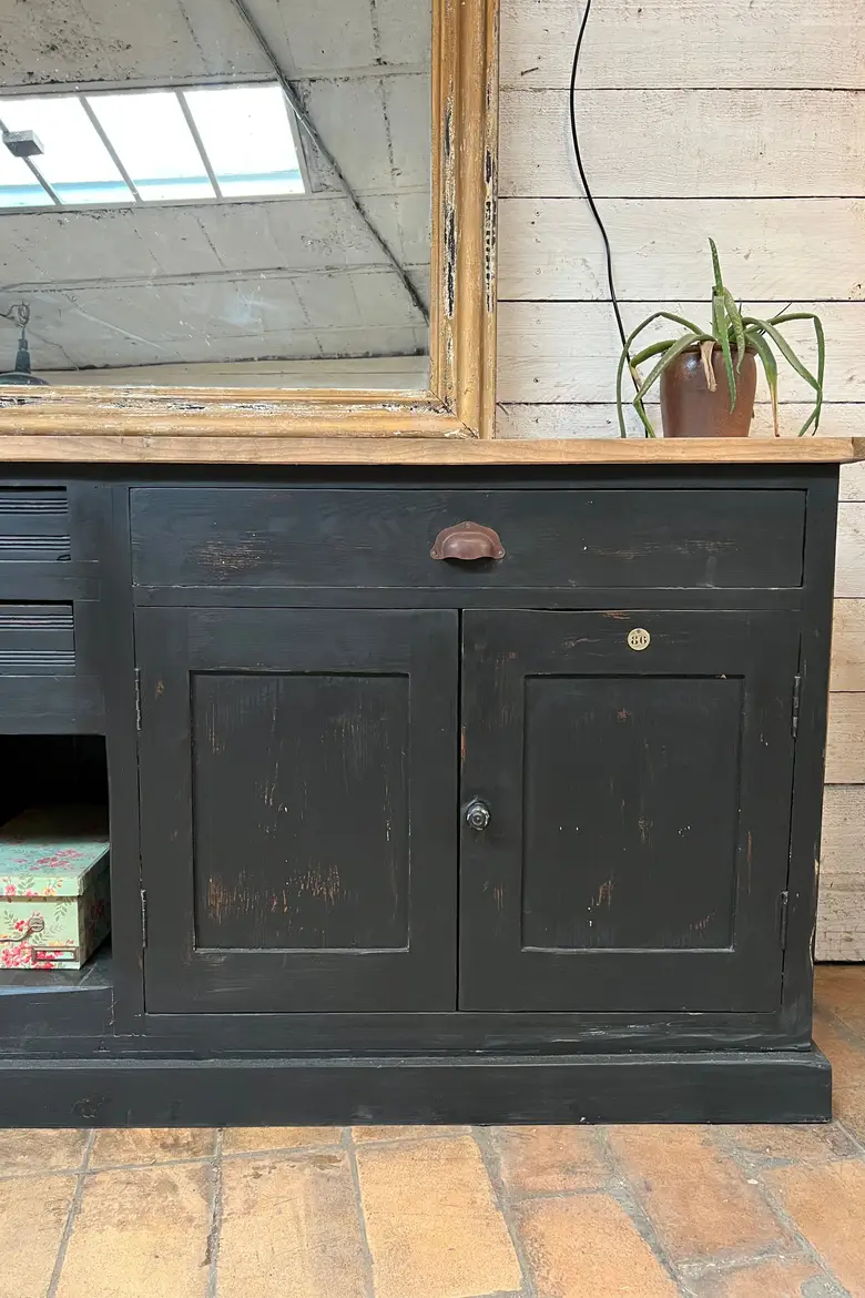 Meuble d’atelier en bois  Début XXème