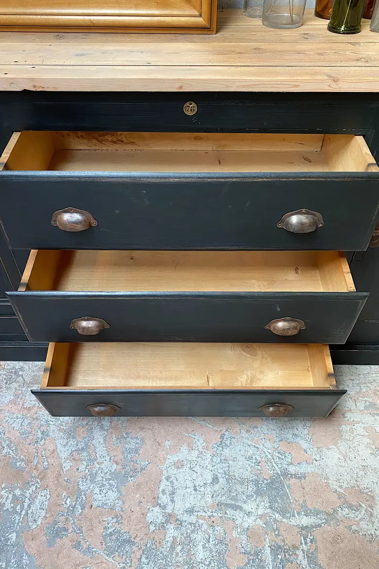 Meuble d’atelier en bois  Début XXème