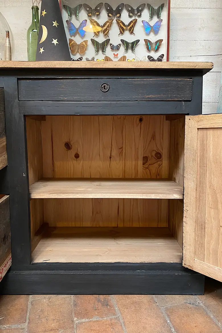 Meuble d’atelier en bois  Début XXème