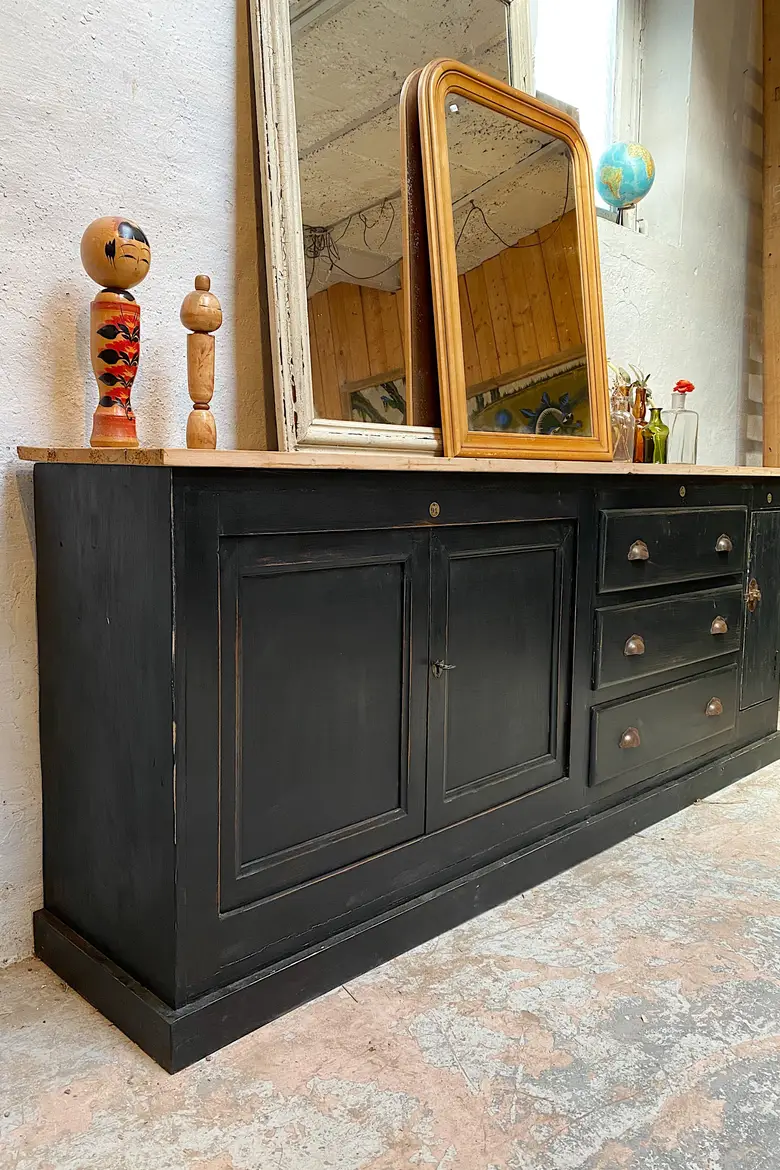 Meuble d’atelier en bois  Début XXème