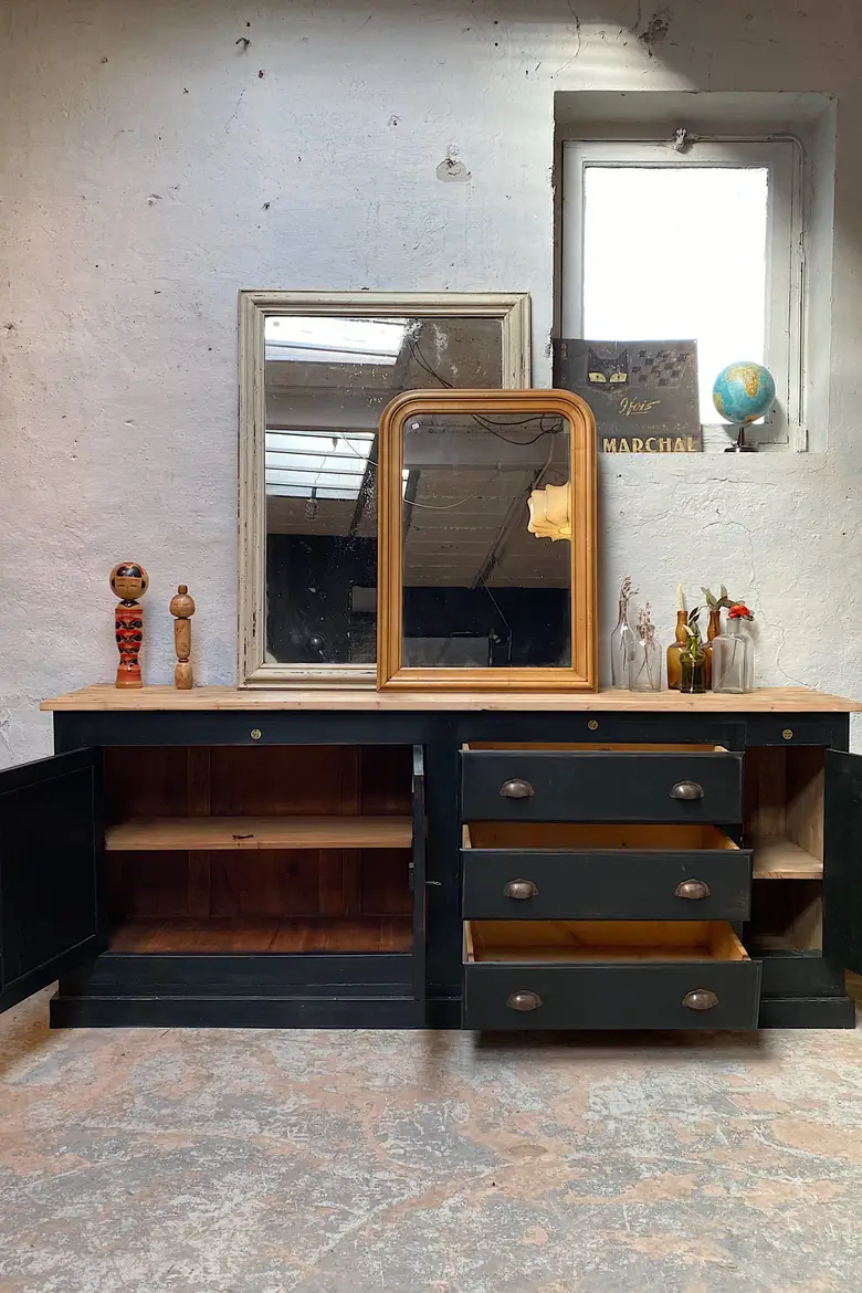 Meuble d’atelier en bois  Début XXème