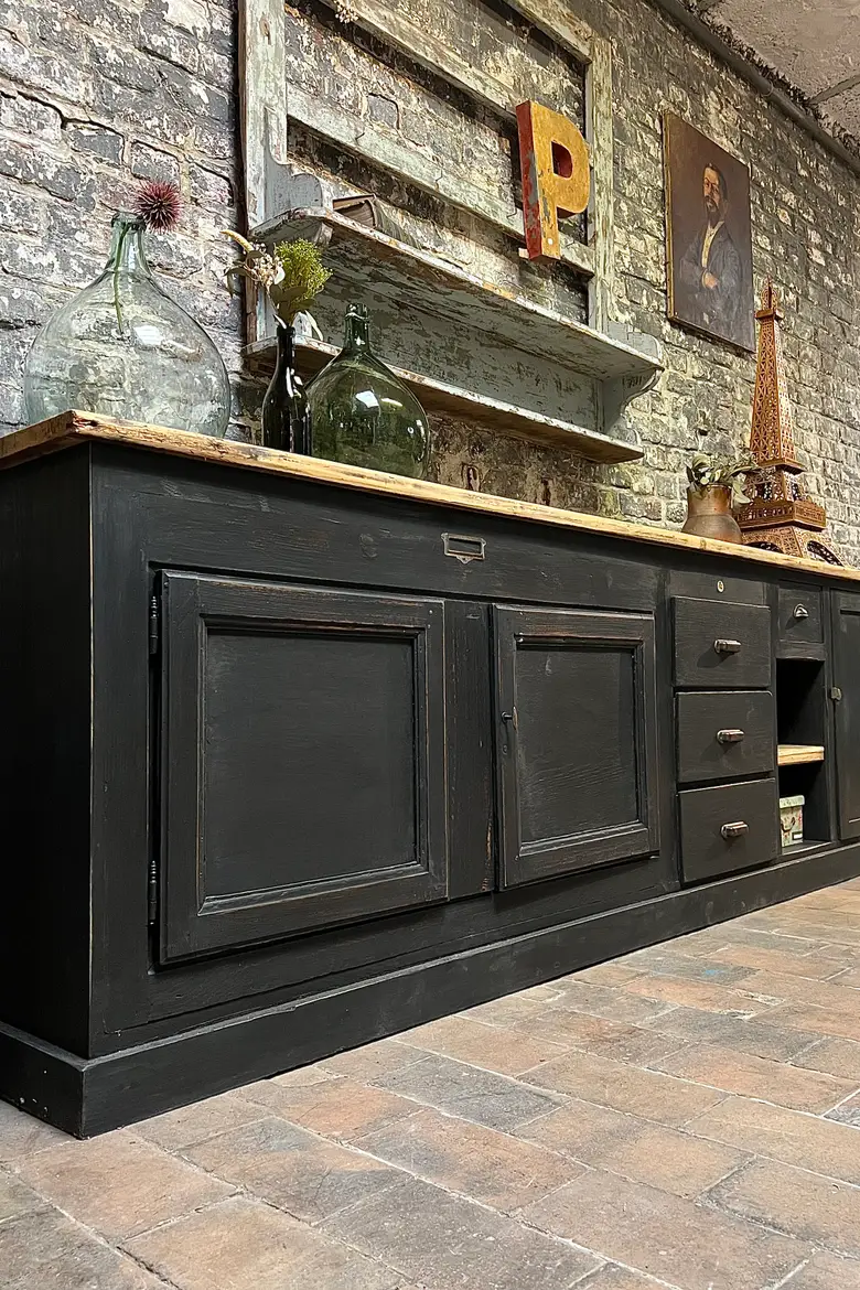 Meuble d’atelier en bois Début XXème