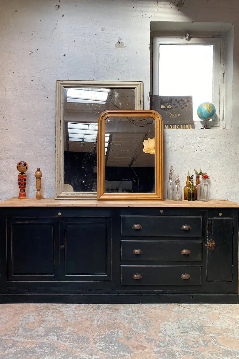 Meuble d’atelier en bois  Début XXème