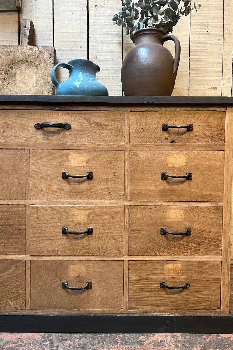 Meuble d’atelier en chêne Années 50