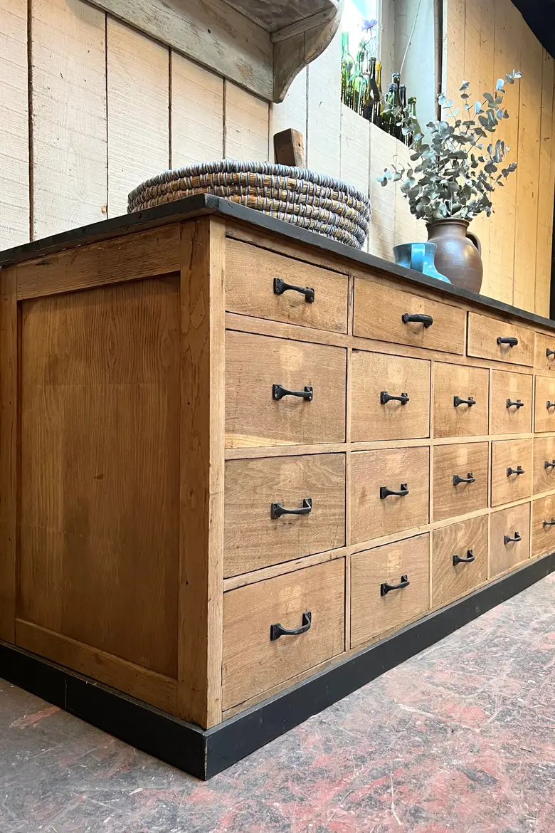 Meuble d’atelier en chêne Années 50