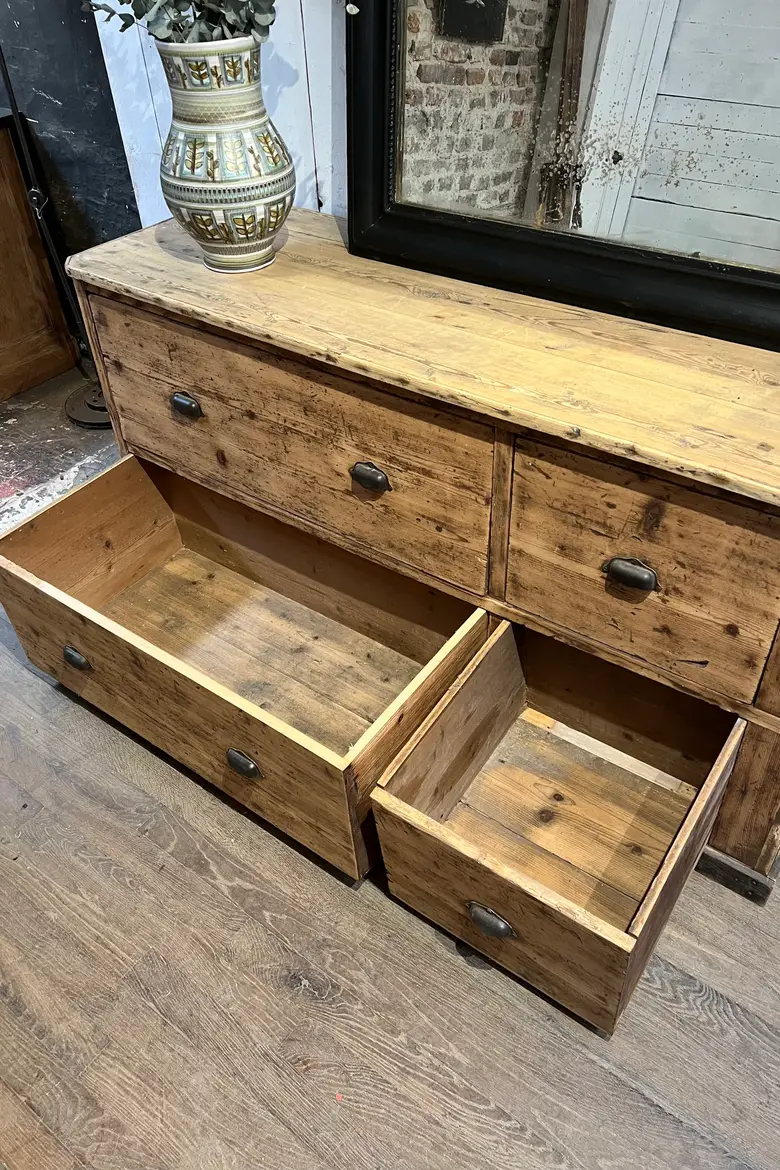 Meuble d’atelier en sapin Début XXème