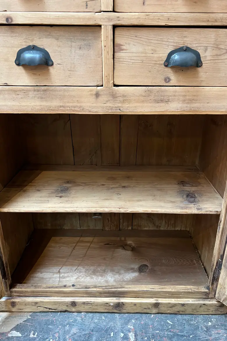 Meuble d’atelier en sapin Début XXème