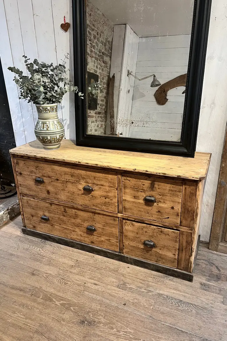 Meuble d’atelier en sapin Début XXème