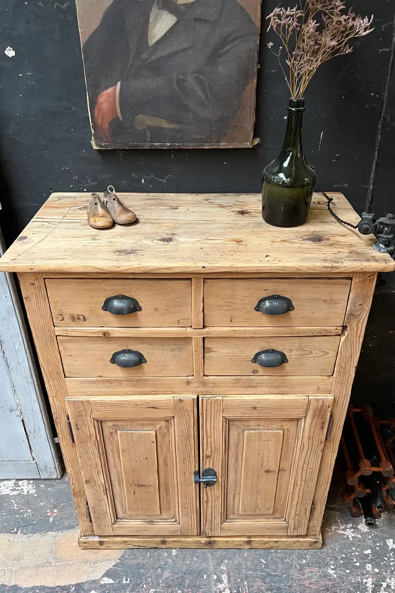 Meuble d’atelier en sapin Début XXème