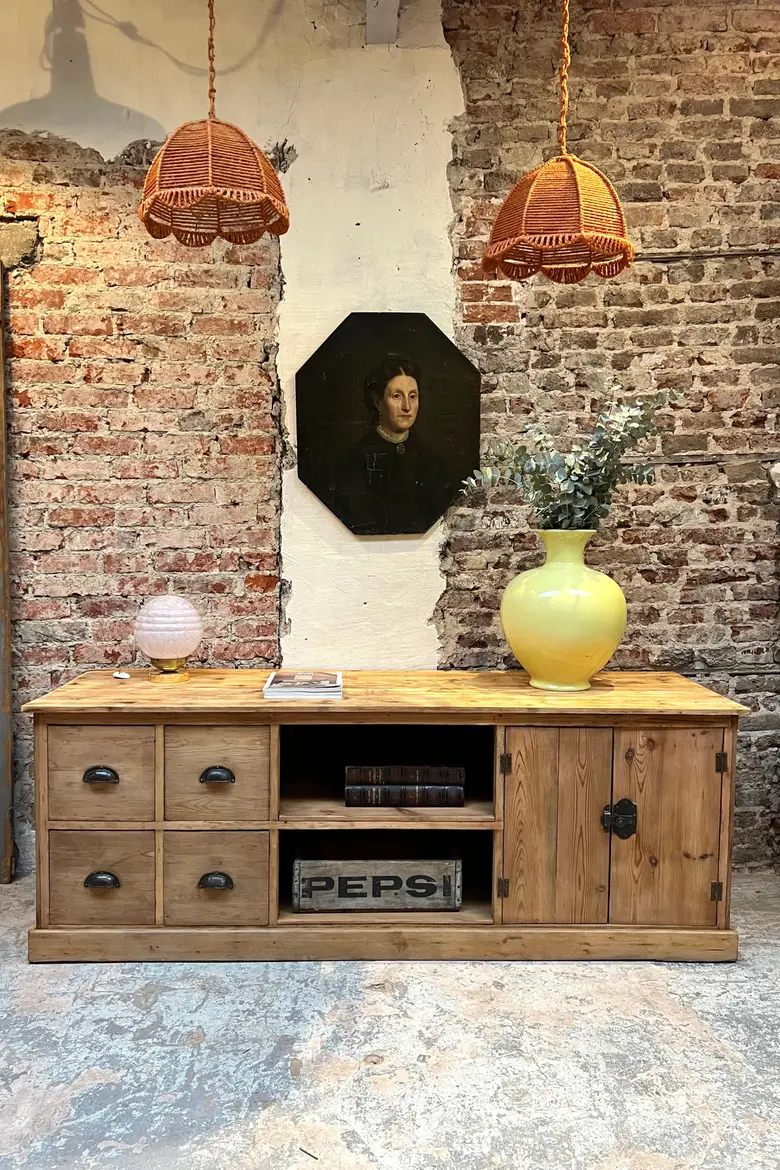Meuble d’atelier en sapin Début XXème