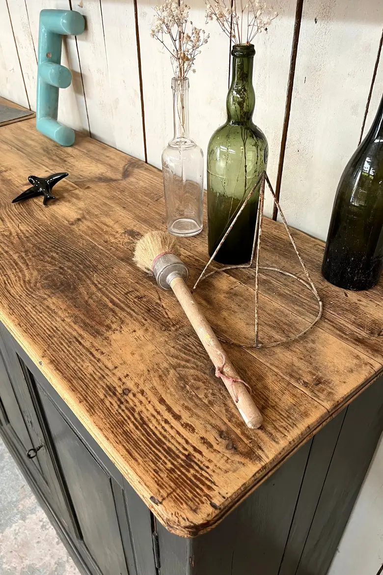 Meuble d'atelier en sapin Début XXème