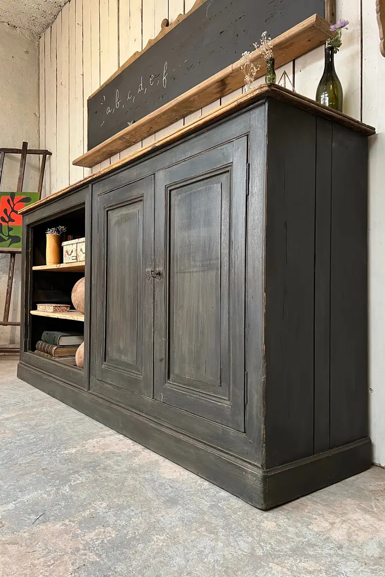 Meuble d'atelier en sapin Début XXème